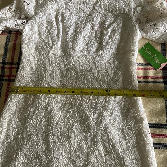 Lilly Pulitzer NWT White Eyelet Shayna Dress - Picture 10 of 12